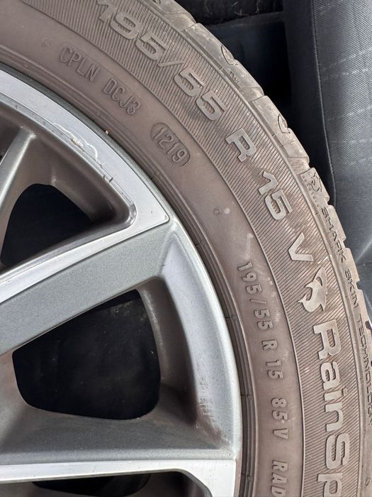 Jante 5x100 VW Polo + Cauciucuri de vara