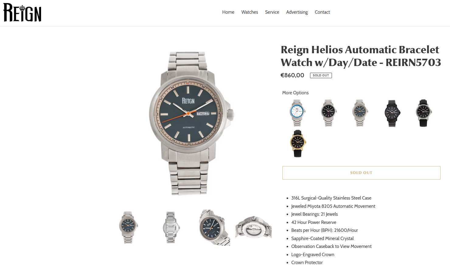 Ceas Reign Helios Automatic