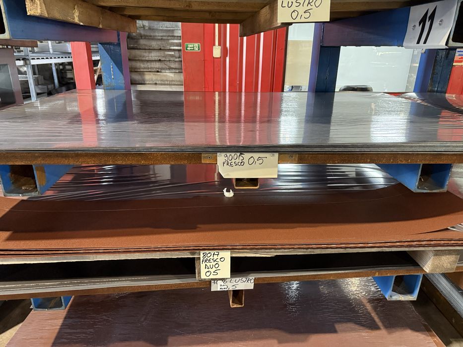 Tablă Cutată RAL 8017 Maro Cărămiziu MAT DUO 0,5 Gard Fațadă Acoperiş