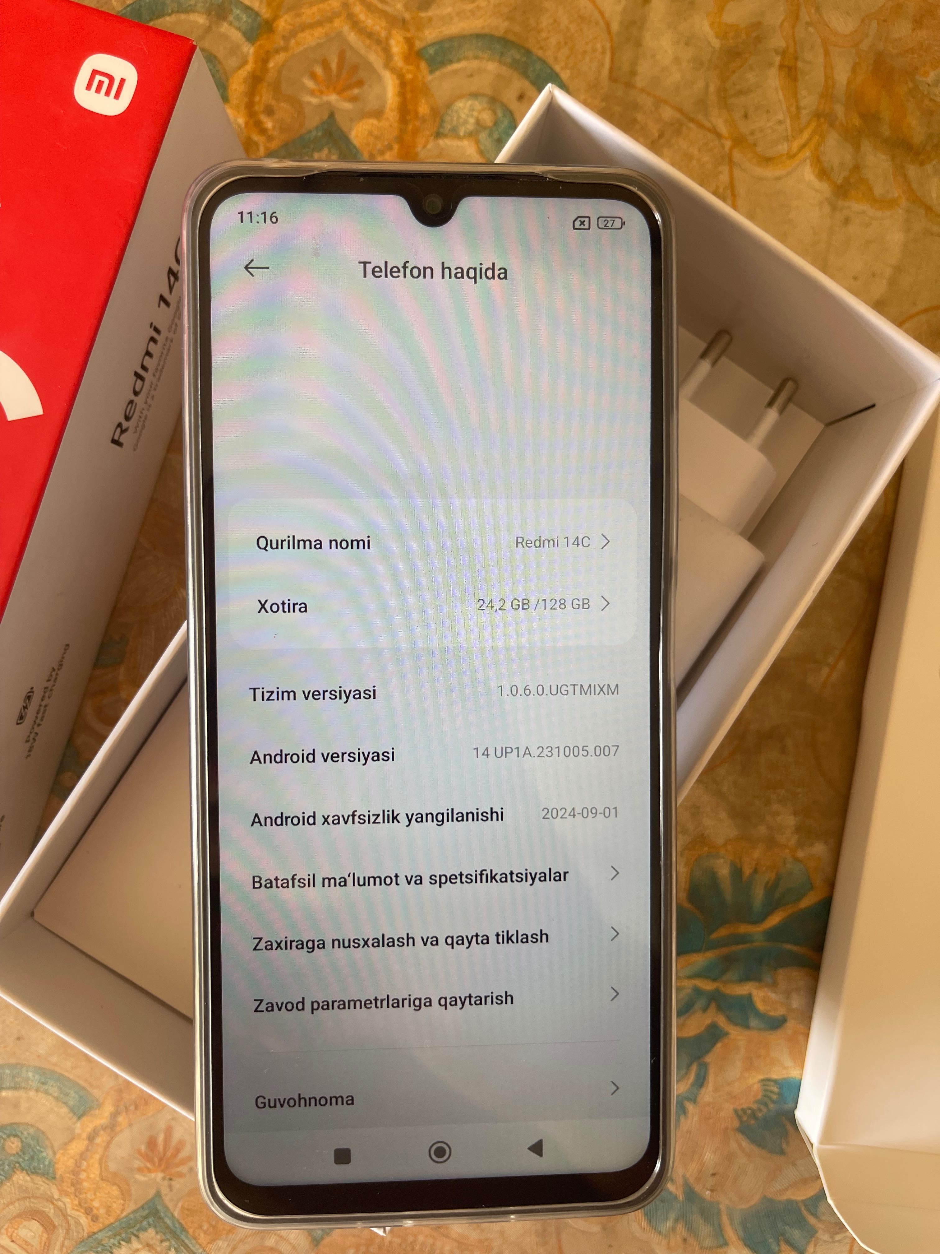 Redmi 14C 8/128 xotira