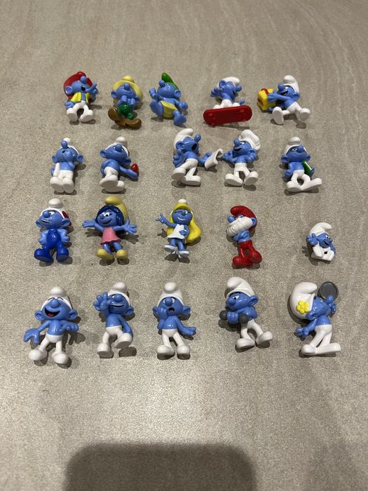 Colectie de strumfi de la Kaufland