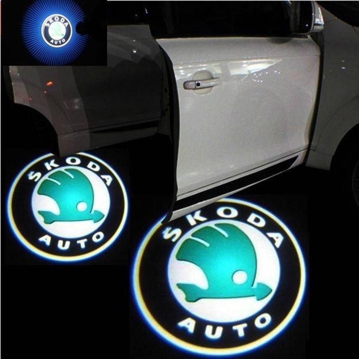 Proiectoare logo portiera cu orice marca ! VW BMW Audi Opel Dacia