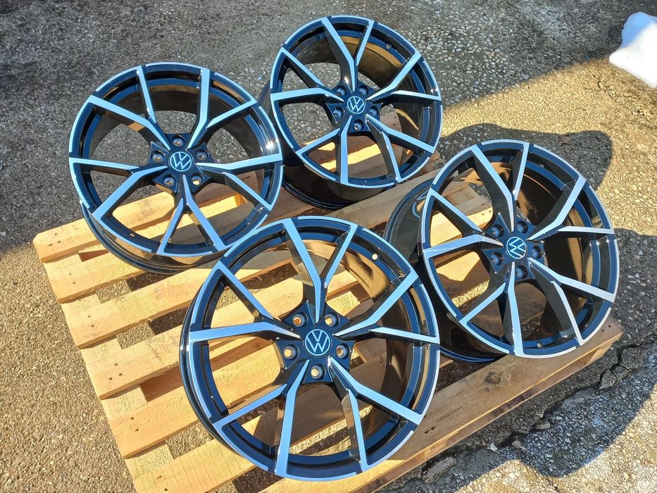 18"Vw Golf Passat Tiguan 8j et40 Estroil Black Diamond Seat Audi Škoda
