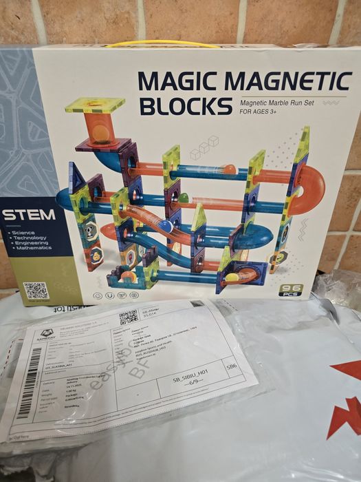 Образователен комплект ISP „LikeSmart Magic Magnetic Blocks“, 96 части