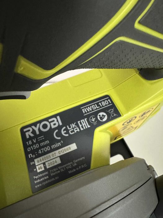 Fierastrau circular Ryobi 18V ONE+, RWSL1801, diametru panza 150 mm