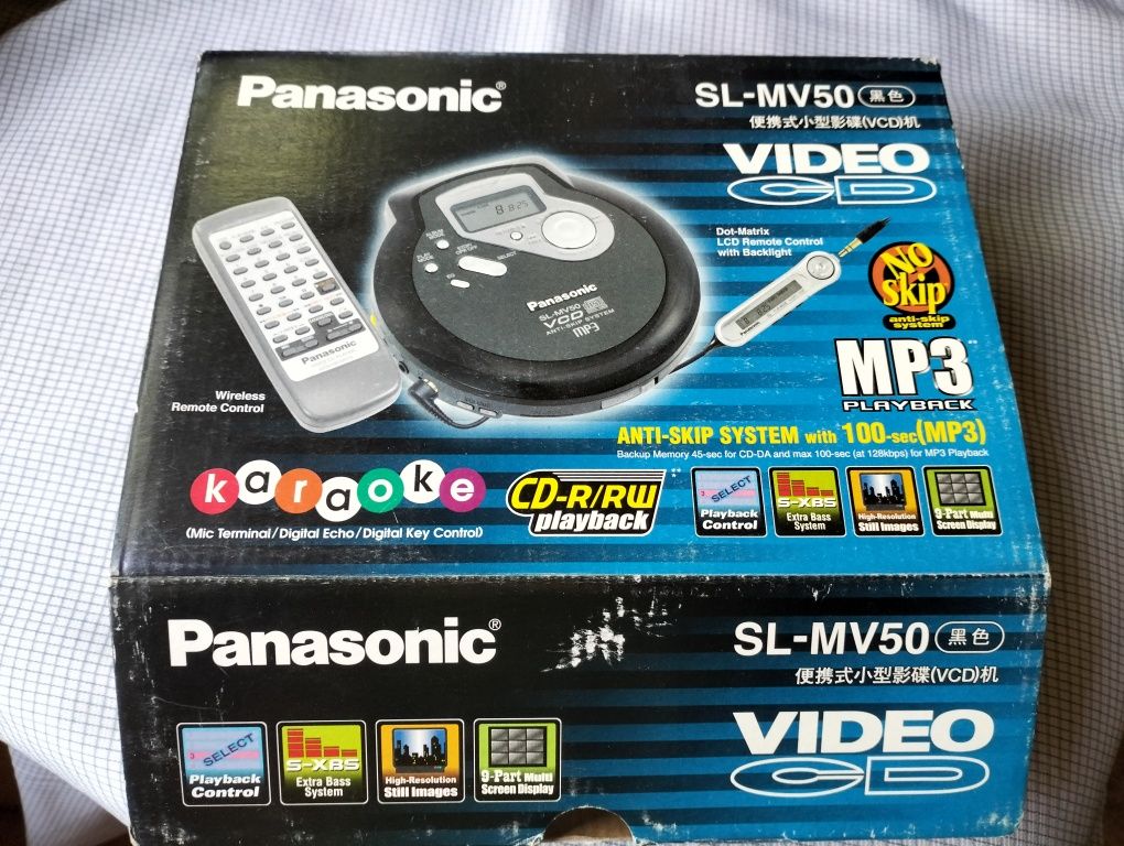 Panasonic, плеер - VCD, CD-R/RW, MP3, караоке