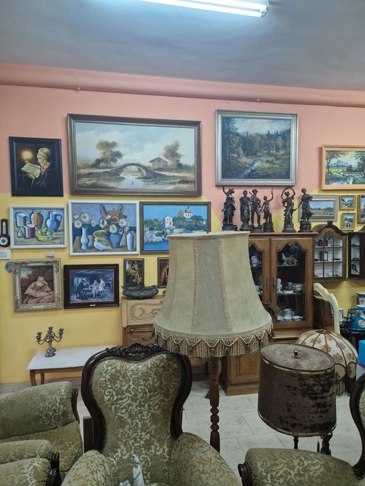 Уникален антикварен холандски каминен часовник
