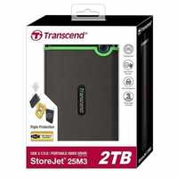 (Новый) 2 ТБ Внешний Transcend StoreJet 25M3