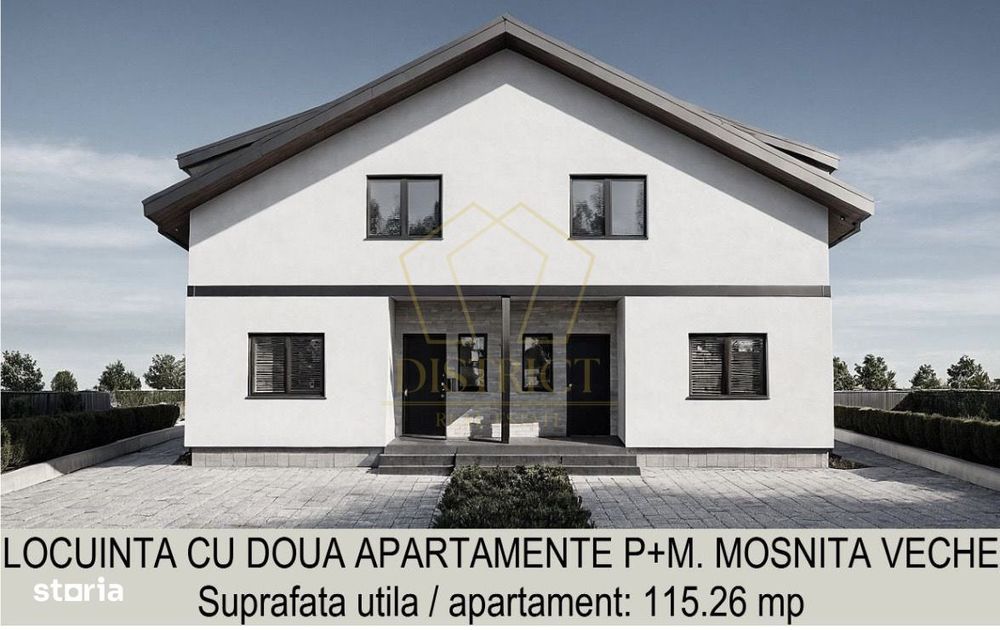 Duplex cu 4 camere | Strada privata | Mosnita Veche, Lidl