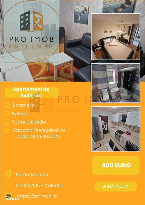 Apartament 2 camere cf 1 decomandat zona Micro 14