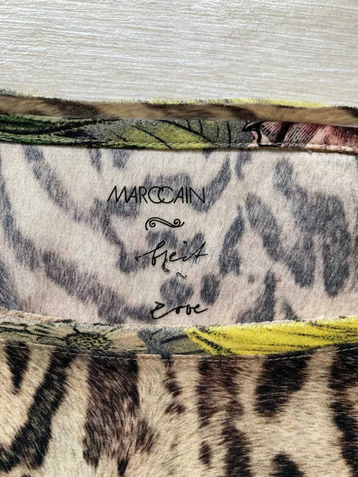 Marc Cain Silk женска копринена блуза блузка коприна размер N4 / 40