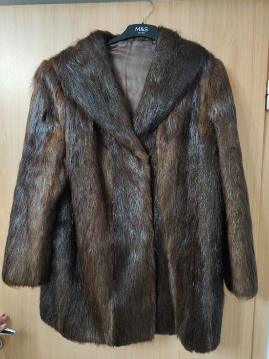 Jachetă de nutrie naturală