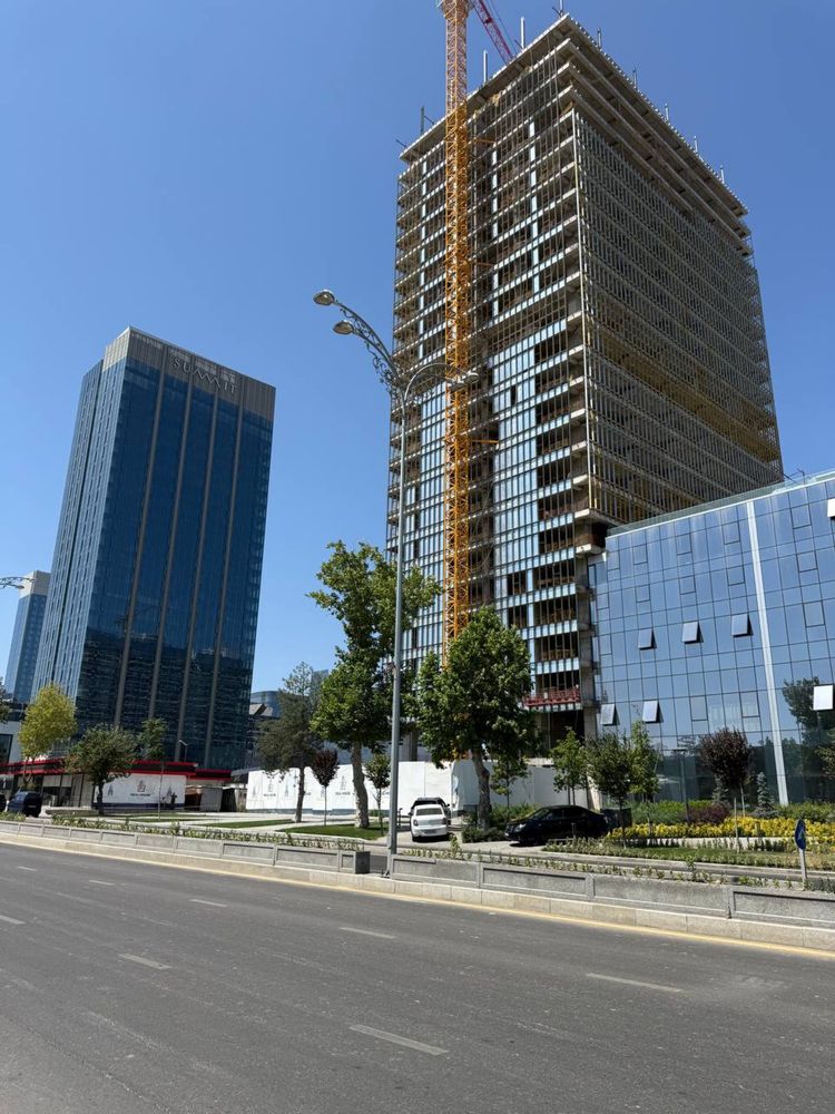 Tashkent City Новостройка Central Plaza 2 комнатная 19 этаж, 74м2