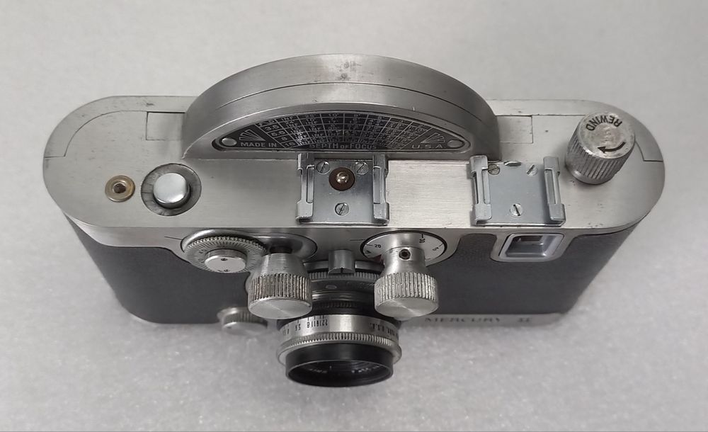Aparat foto film - half frame UNIVEX MERCURY II   Made SUA - COLECȚIE