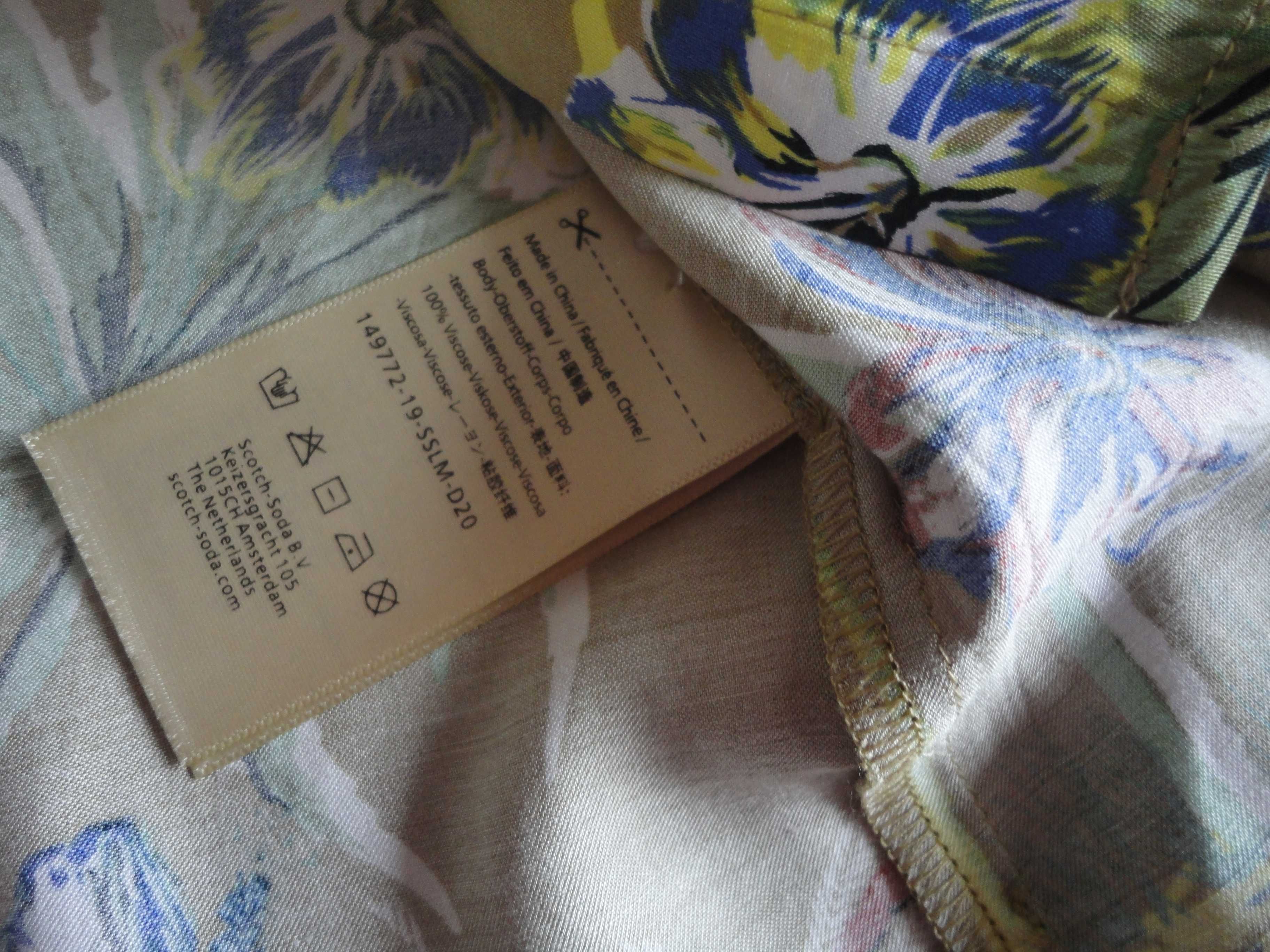 Scotch&Soda/L-XL/нова копринена риза/блуза