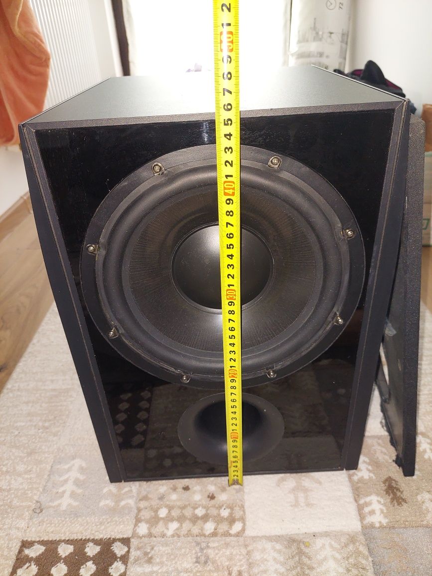 Subwoofer activ Mivoc ieftin si puternic 100w rms