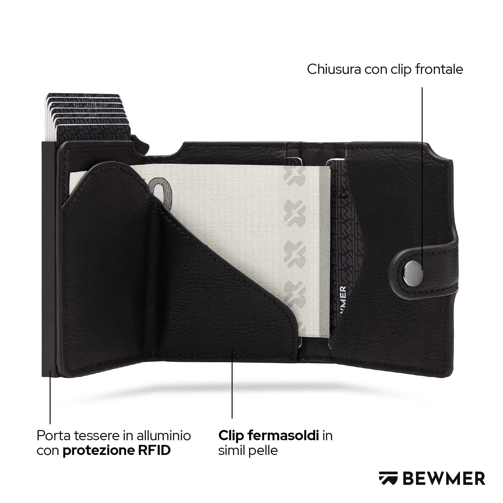 Мъжки портфейл BEWMER v2 Slim от изкуствена кожа