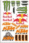 Стикери KTM MONSTER RED BULL ROCKSTAR -видове рокстар ктм Редбул Монст