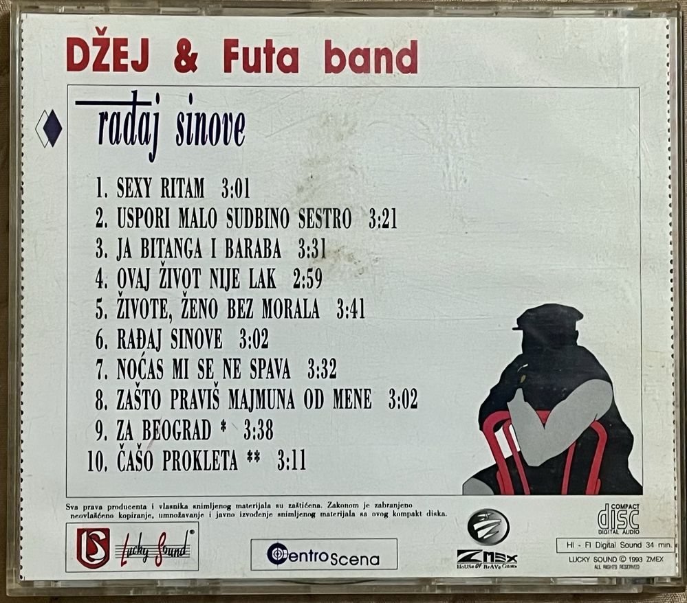 Dzej - Radjaj sinove CD 1993