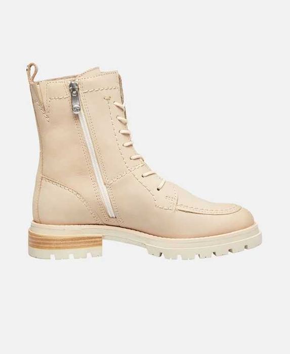 Нови бежови кожени боти Marco Tozzi, 37 номер