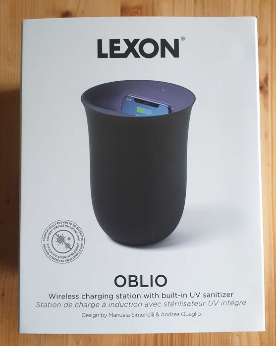 Stație wireless 2in1 încărcare și sterilizare telefon. Sigilat. Lexon
