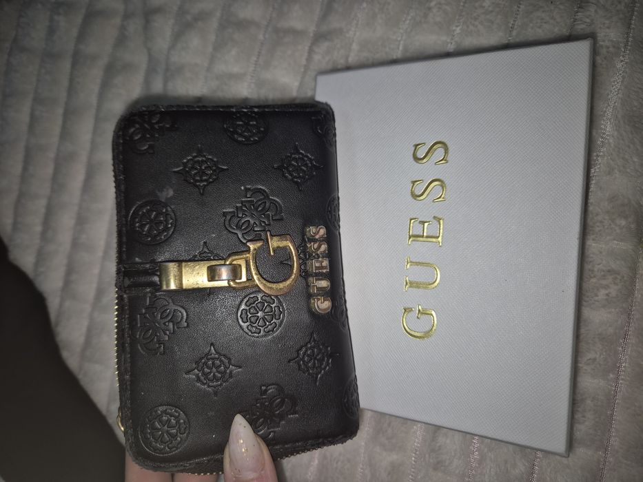 Портмоне guess естествена кожа