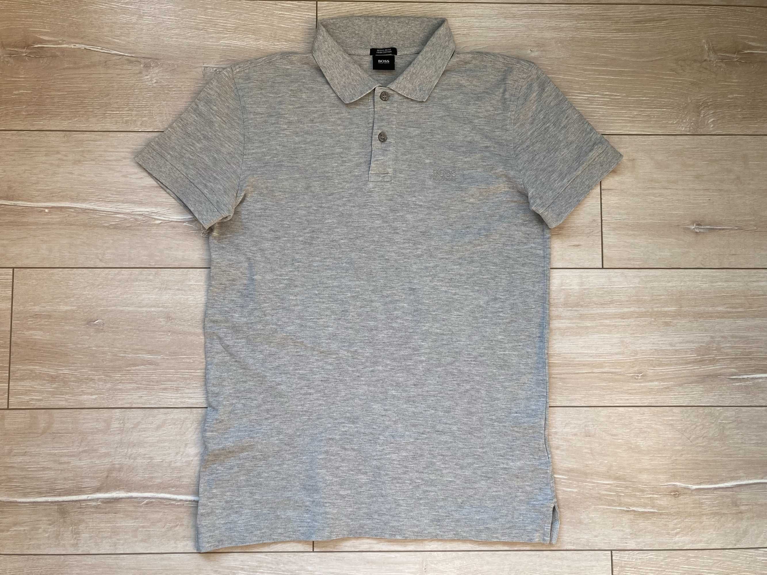 Hugo Boss Pima Cotton Firenze Logo мъжка поло тениска  S Regular Fit