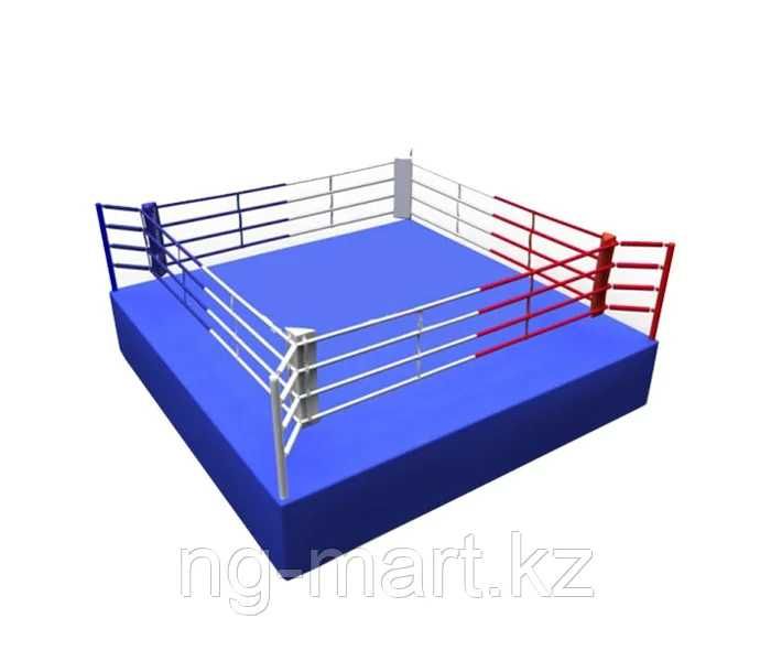 Ринг боксерский с помостом 6,1 х 6,1 помост 1м(б/з 5мх 5м) низкая цена