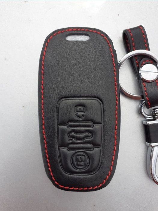 Husa piele pentru cheie Audi A1 A3 A4 A5 A6 A7 A8 Q3 Q5 Q7 TT