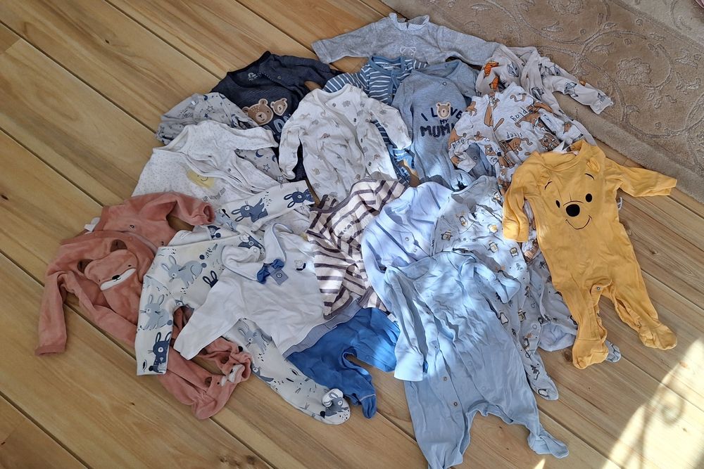 Lot salopete tip pijama mărimi 56-62