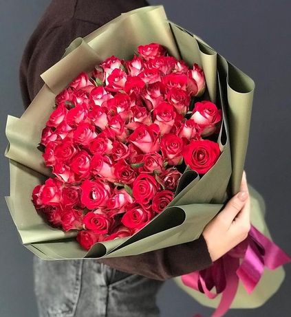 Розы 700/1000тг Нурсултан Астана доставка