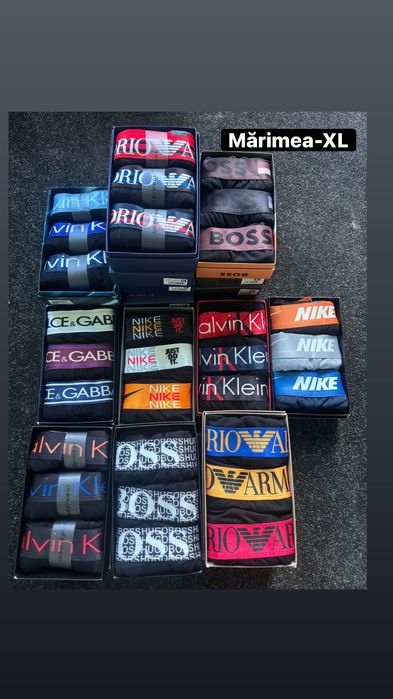 Boxeri Ck, D&G, EA7, Nike, Hugo Boss