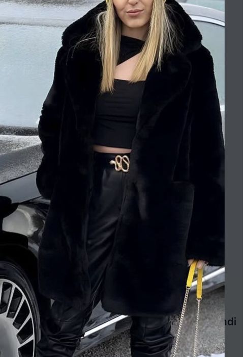 Пухкаво дамско яке/палто