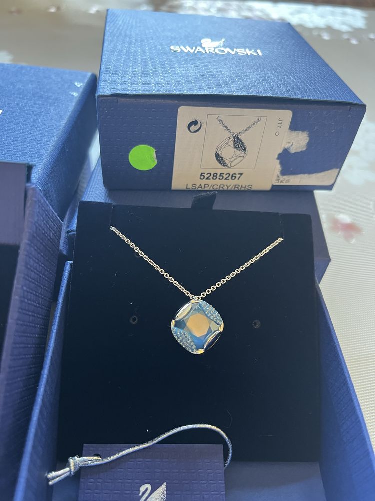 Cercei si pandant Swarovski