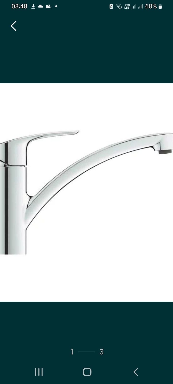 Baterie lavoar Monocomanda, Pipa Medie Cartus ceramic 40 mm, Fini