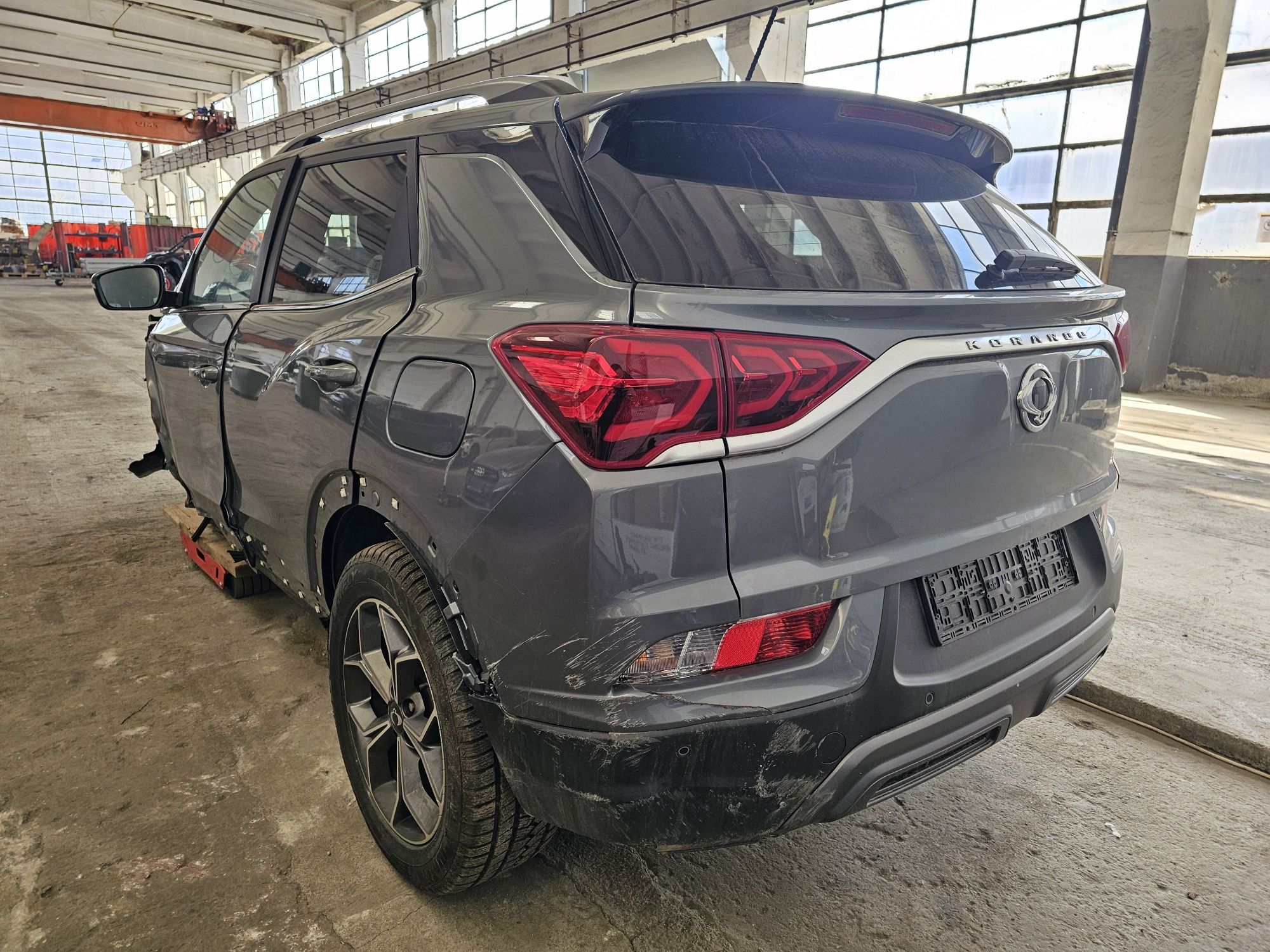 Ssangyong Korando avariat