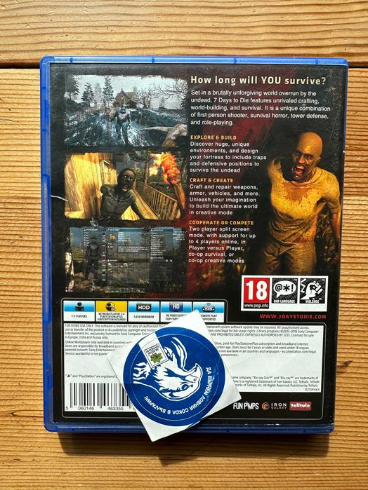 7 Days to Die PlayStation 4 PS4 ПС4 PlayStation 5 PS5 ПС5