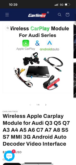CarPlay module MMI 3G