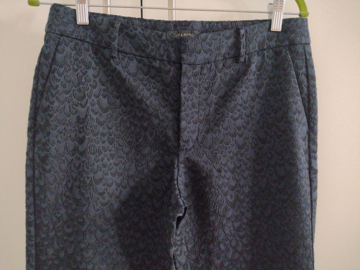 Дамски жакардов панталон Zara