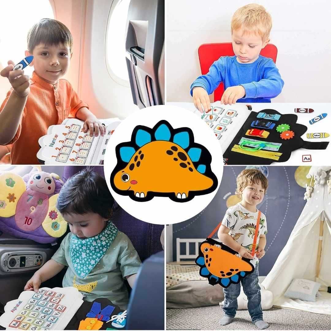 Jucarie / carte Montessori - educativ, interactiv, senzorial / copii