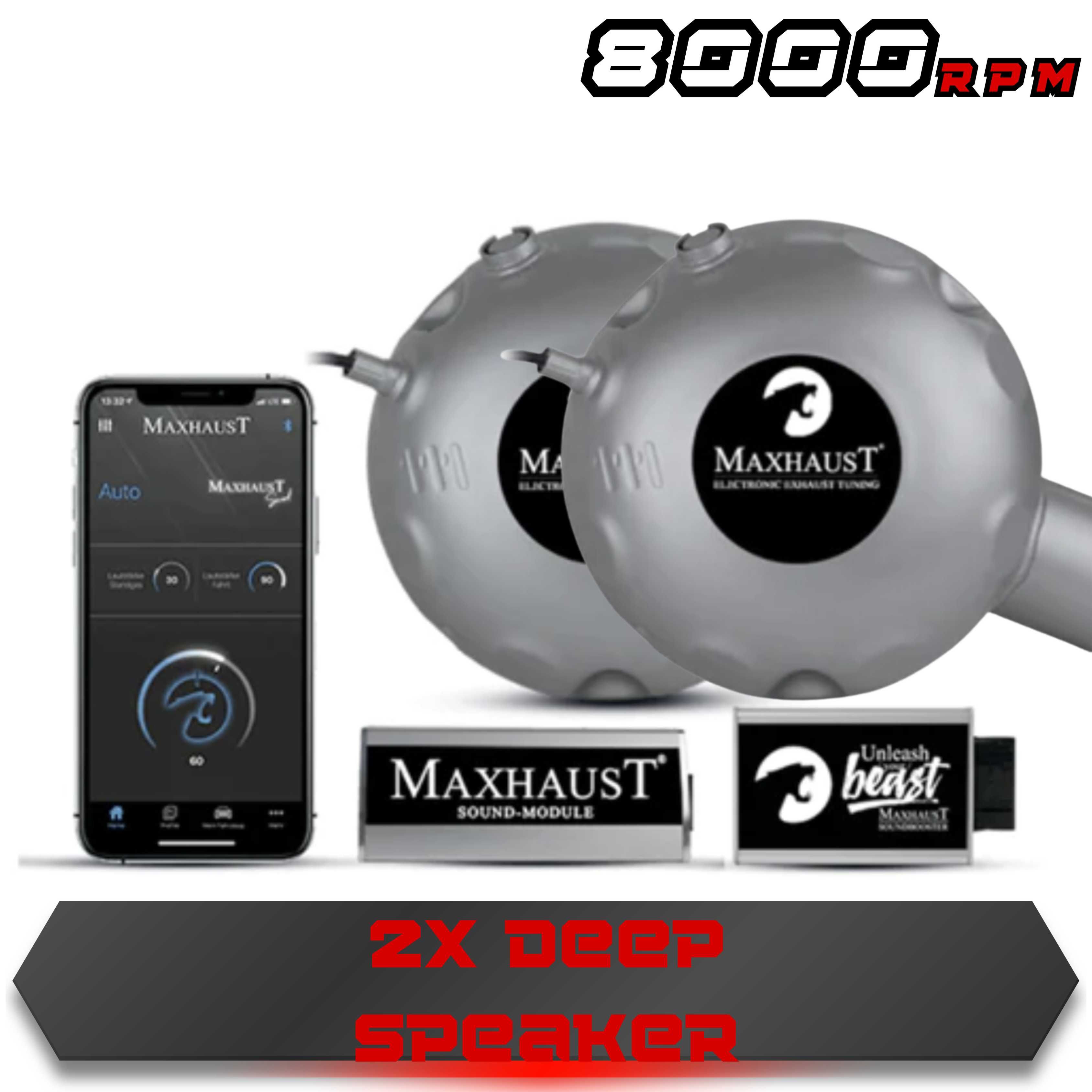 Спортен V8 звук Land Range Rover Maxhaust v3 Active Sound генерация