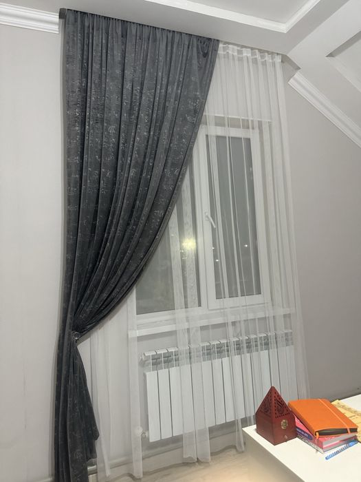 Шторы с тюлем 35000