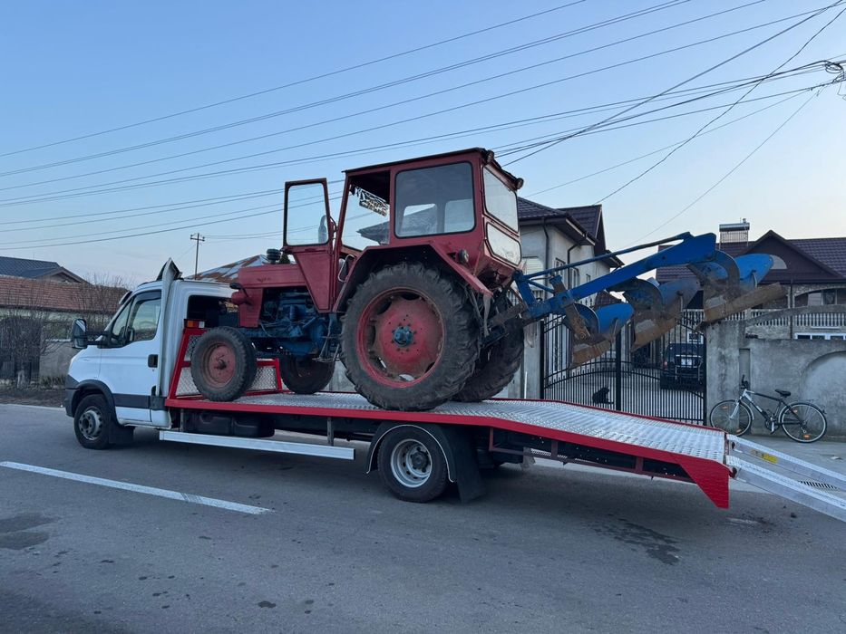 Transport Utilaje Teleorman încărcător frontal jcb cat merlot john dee