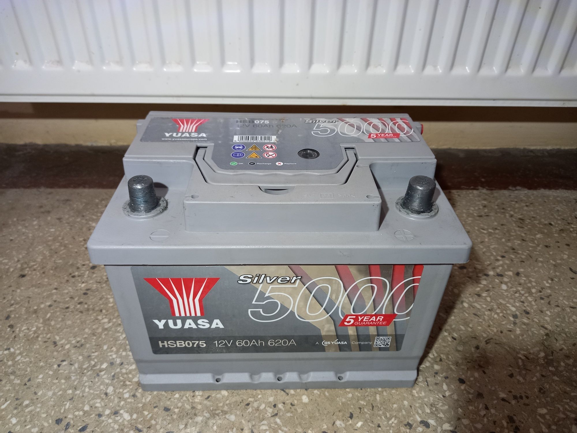 Baterie auto Yuasa 60Ah import.