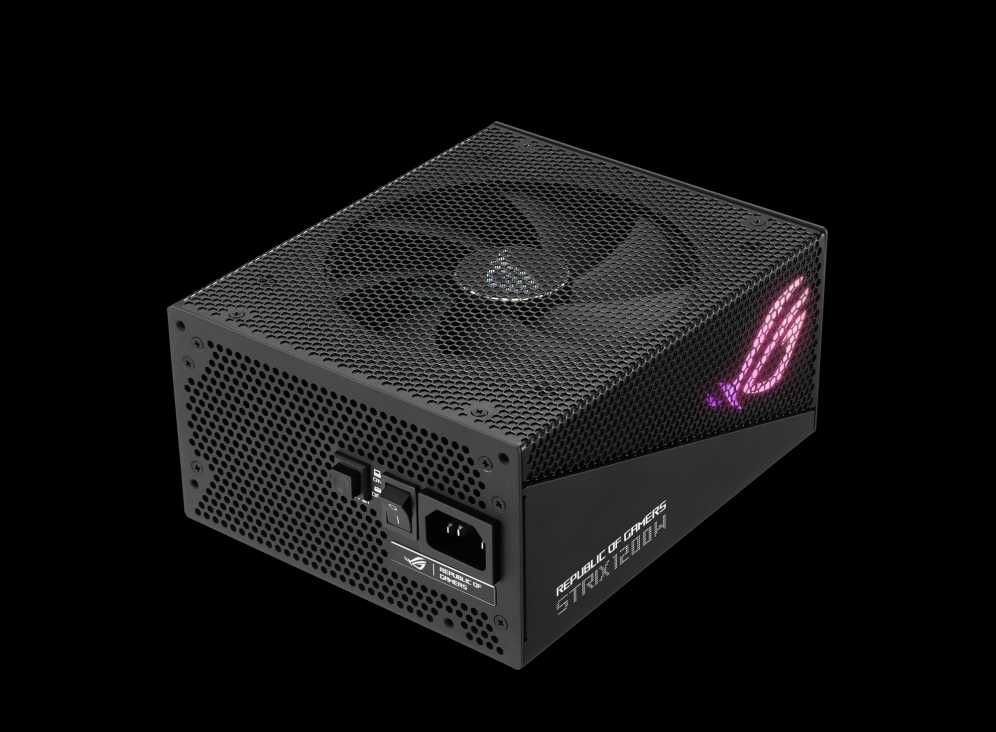 Новый Блок ASUS ROG STRIX 1200W Gold Aura Edition. ATX 3.0. PCIe Gen 5