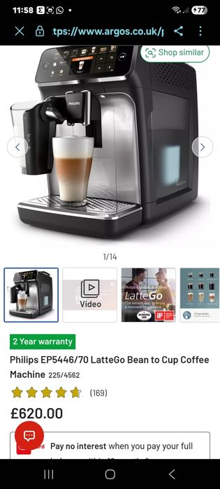Espressor Philips LatteGo