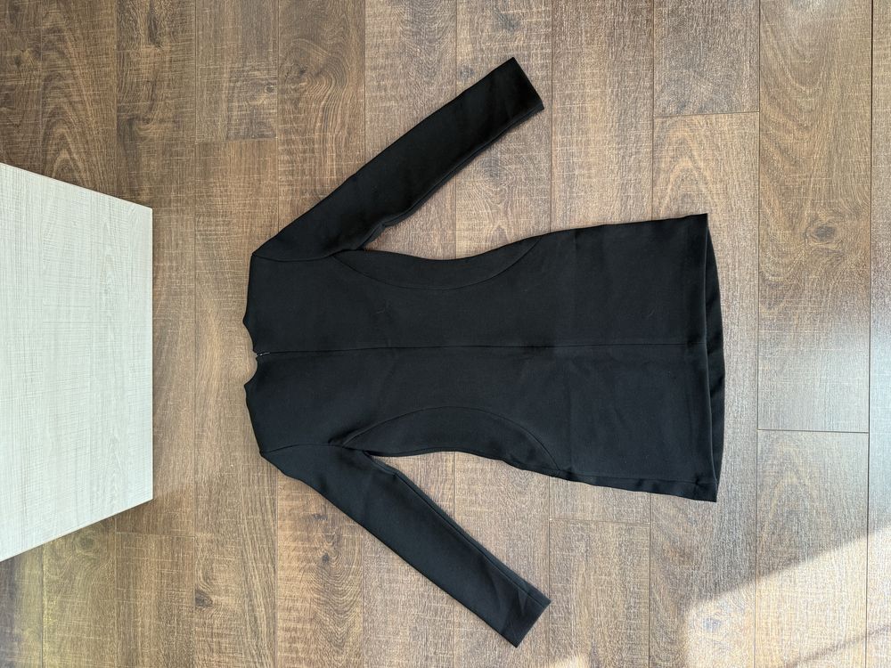 Дамска черна рокля ZARA