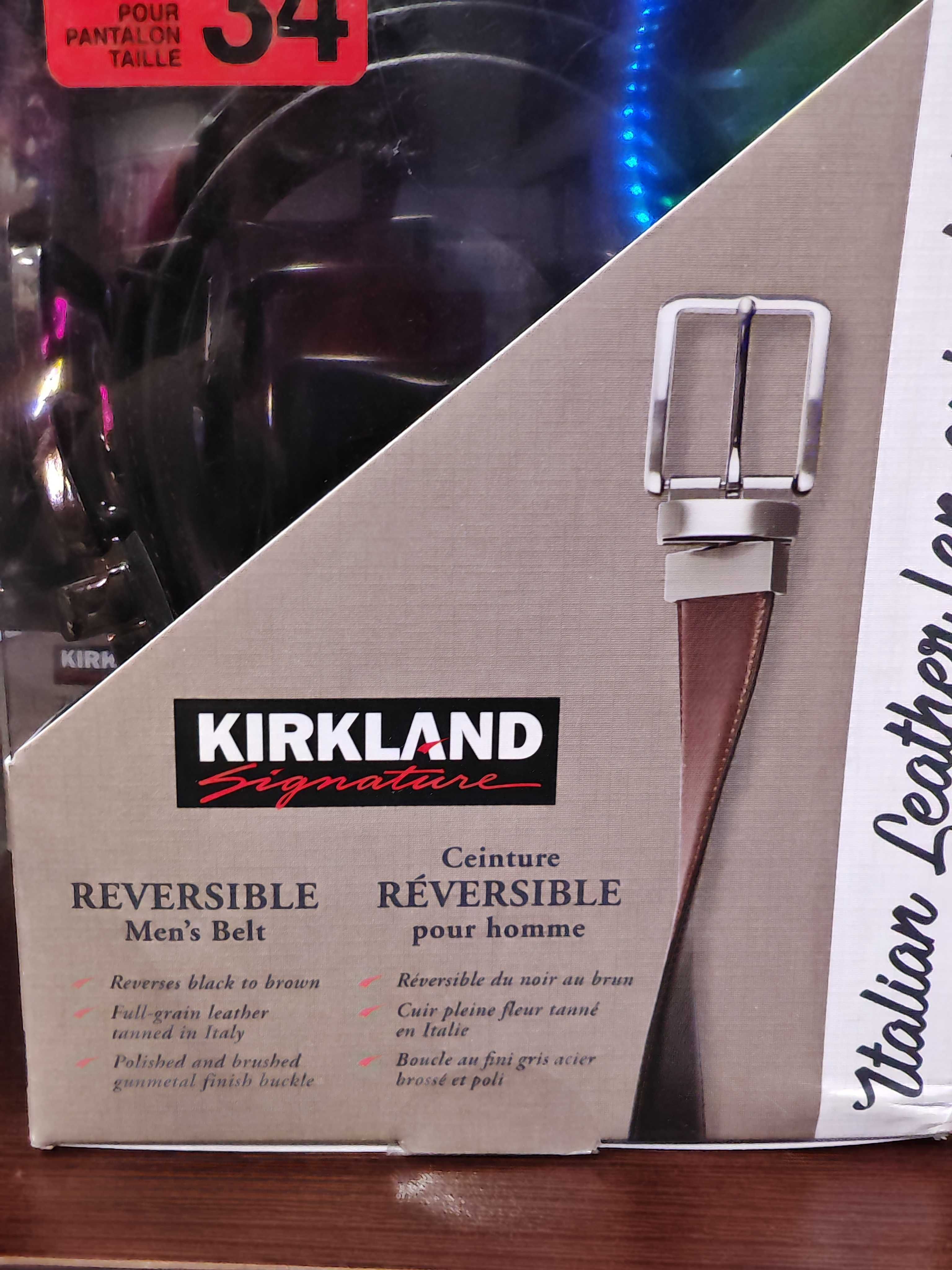 Мъжки кожен колан Kirkland