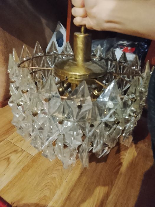 Продам люстра советская хрусталь