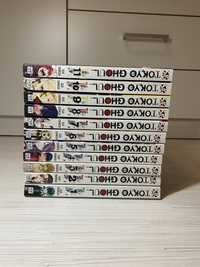 Manga Tokyo Ghoul vol. 1-11, condiție foarte bună